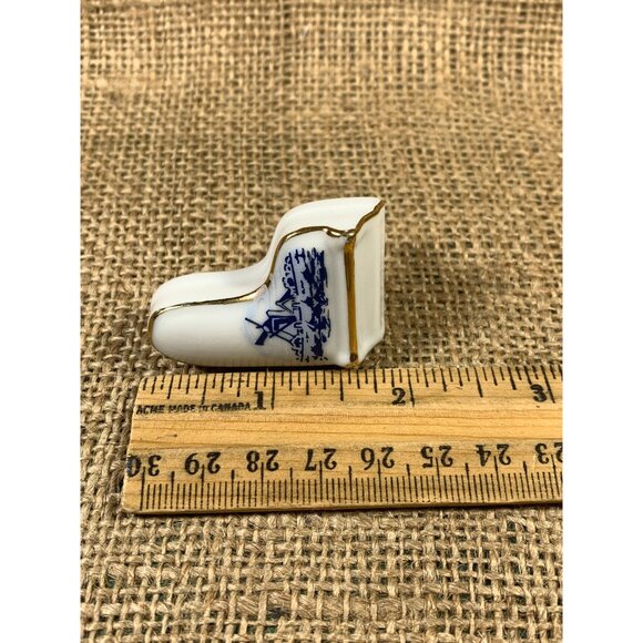 Porcelain Dollhouse Furniture 6 Piece Miniature Vintage Japan Windmill Scene - Picture 7 of 10